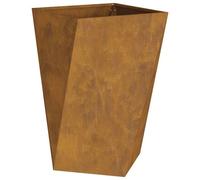 Vidaxl Jardinière 2 Pcs Rouillé 50 X 50 X 75 Cm
