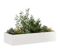 Vidaxl Jardinière 200x80x40 Cm Acier Inoxydable