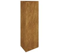 Vidaxl Jardinière 30x26x75 Cm Acier Corten