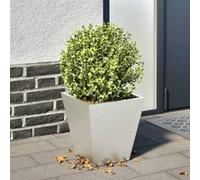 Jardinière 30x30x30 cm acier inoxydable, jardinière d'extérieur, boîte à fleurs, boîte de jardin, jardinière de 851046