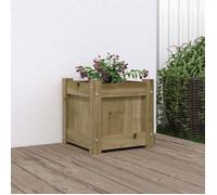 vidaXL Jardinière 31x31x31 cm bois de pin imprégné 837402
