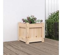 Vidaxl Jardinière 31x31x31 Cm Bois De Pin Massif