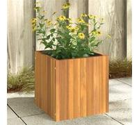 vidaXL Jardinière 35x35x35 cm Bois massif d'acacia