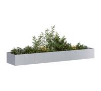 vidaXL Jardinière surélevée 360x80x40 cm acier galvanisé