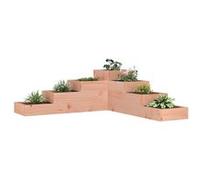 vidaXL Jardinière 4 niveaux 106x104,5x36 cm bois de douglas massif 825329 Marron G