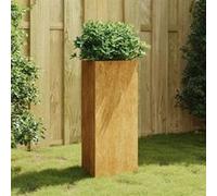 vidaXL Jardinière, Bac à Fleurs, Pot de Plantes, Boîte à Fleurs, Décoration de Jardin Patio Terrasse Extérieur, 40x34,5x75 cm Acier Corten