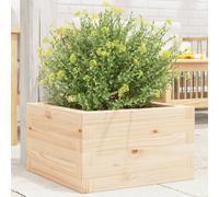 Vidaxl Jardinière 40x40x23 Cm Bois De Pin Massif
