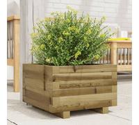 Vidaxl Jardinière 40x40x26,5 Cm Bois De Pin Imprégné