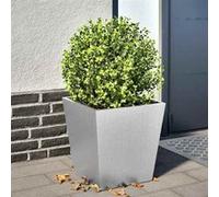 vidaXL Jardinière 40x40x40 cm acier inoxydable, jardinière d'extérieur, boîte à fleurs, boîte de jardin 851062 Gris G