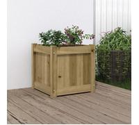 vidaXL Jardinière 40x40x40 cm en bois de pin imprégné