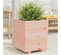 vidaXL Jardinière 40x40x49,5 cm bois massif douglas, jardinière d'extérieur, bac à fleurs, bac à tomates, jardinière de 3282512 Rose G