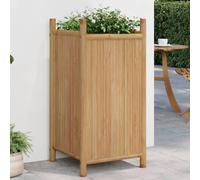 Vidaxl Jardinière 40x40x80 Cm Bambou