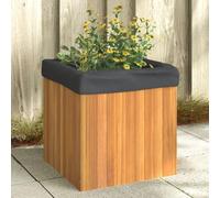 Vidaxl Jardinière 45x45x45 Cm Bois Massif D'acacia
