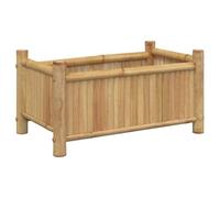 vidaXL Jardinière en bambou 50 x 30 x 25 cm