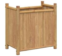 vidaXL Jardinière 50x30x50 cm Bambou, lit surélevé, Pot de Fleurs, Pot de Fleurs, bac à Fleurs, Pot de Jardin, Support de jardinière