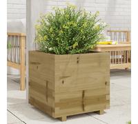 Vidaxl Jardinière 50x50x49,5 Cm Bois De Pin Imprégné