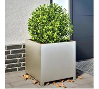 Vidaxl Jardinière 50x50x50 Cm Acier Inoxydable