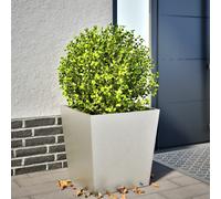 Jardinière 50x50x50 cm acier inoxydable, jardinière d'extérieur, boîte à fleurs, boîte de jardin, jardinière de 851074