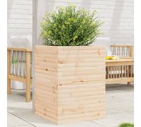 Vidaxl Jardinière 50x50x68,5 Cm Bois De Pin Massif