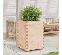 vidaXL Jardinière 50x50x72,5 cm bois de pin massif, jardinière d'extérieur, bac à fleurs, bac à tomates, jardinière de 3282574