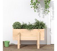 Jardinière 62x30x38 cm bois massif de pin 825177