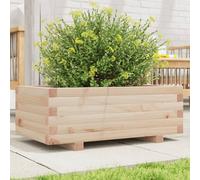 Vidaxl Jardinière 70x40x26,5 Cm Bois De Pin Massif