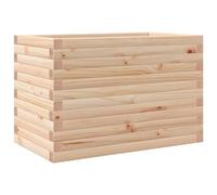 vidaXL Jardinière 70x40x45,5 cm Bois de pin Massif, jardinière d'extérieur, bac à Fleurs, boîte à Plantes, jardinière de terrasse, jardinière d'herbes