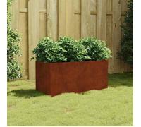vidaXL Jardinière 80x40x40 cm acier corten 824530