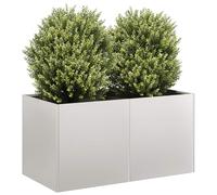 Vidaxl Jardinière 80x40x40 Cm Acier Inoxydable