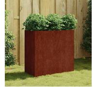 vidaXL Jardinière 80x40x80 cm acier corten 824525
