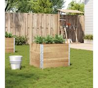 Vidaxl Jardinière 80x60 Cm Bois De Pin Massif