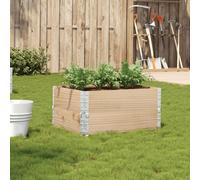 Vidaxl Jardinière 80x60 Cm Bois De Pin Massif