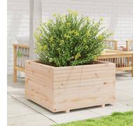 Vidaxl Jardinière 80x80x49,5 Cm Bois De Pin Massif