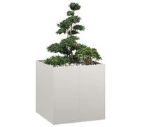 Vidaxl Jardinière 80x80x80 Cm Acier Inoxydable