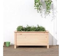vidaXL Bac à plantes Jardinière 82,5x40x39 cm pin massif Marron 825254