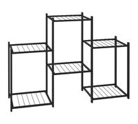 Vidaxl Jardinière 83x25x60 Cm Noir Fer Noir