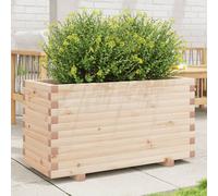 Vidaxl Jardinière 90x40x49,5 Cm Bois De Pin Massif