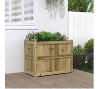 vidaXL Jardinière 90x50x70 cm en bois de pin imprégné 837473