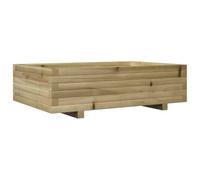 Vidaxl Jardinière 90x60x26,5 Cm Bois De Pin Imprégné