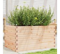 Vidaxl Jardinière 90x60x45,5 Cm Bois De Pin Massif