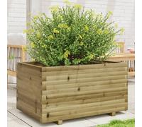 Vidaxl Jardinière 90x60x49,5 Cm Bois De Pin Imprégné