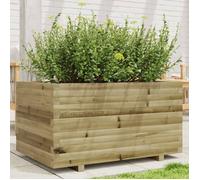 vidaXL Jardinière 847387 d'extérieur bois de pin imprégné 90×60×49,5 cm Marron G