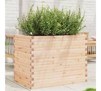 Jardinière 90x60x68,5 cm bois de pin massif, jardinière d'extérieur, bac à fleurs, bac à tomates, jardinière de 3282499