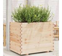 Jardinière 90x60x72 cm bois de pin massif, jardinière d'extérieur, bac à fleurs, bac à tomates, jardinière de 3282644
