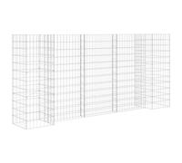 Vidaxl Jardinière À Gabion En H Fil D'acier 260x40x120 Cm