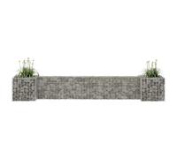 Vidaxl Jardinière À Gabion En H Fil D'acier 260x40x40 Cm