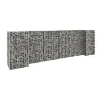 vidaXL Jardinière à Gabion en H Panier de Gabion Parterre Surélevé de Fleurs Plantes Jardin Terrasse Extérieur Fil d'Acier 145660