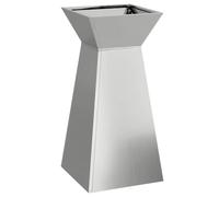 vidaXL Support de pot Acier galvanisé 35 x 35 x 73 cm