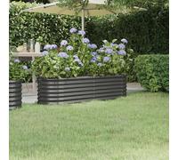 Vidaxl Jardinière Acier Enduit De Poudre 152x40x36 Cm Anthracite