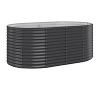 Vidaxl Jardinière Acier Enduit De Poudre 175x100x68 Cm Anthracite